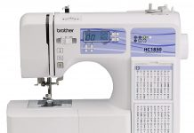 Brother HC1850 Sewing and Quilting Machine Review Brother Computerized Sewing and Quilting Machine, HC1850